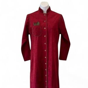 Steampunk Vampy Goth Emo Burgundy Fairy Grunge 60s Vintage Caron Chicago Dress